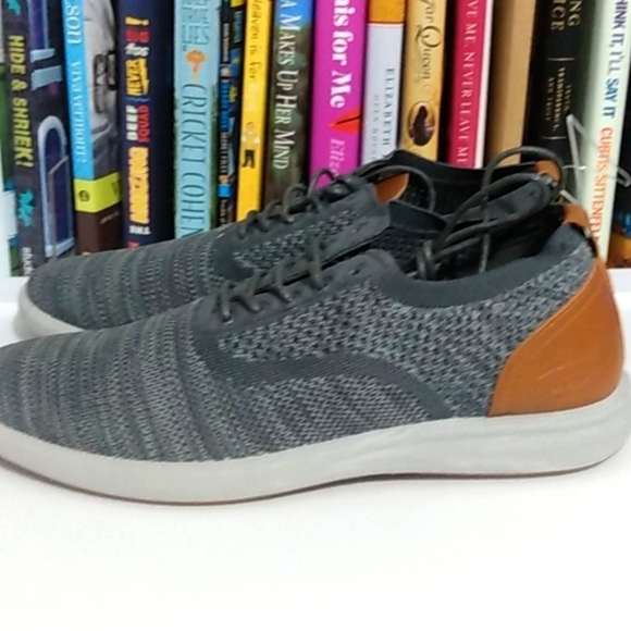 G.H. BASS CONNER KT GRAY COMFORT STRETCH OXFORD SHOES SIZE 10 NWT - Picture 4 of 10